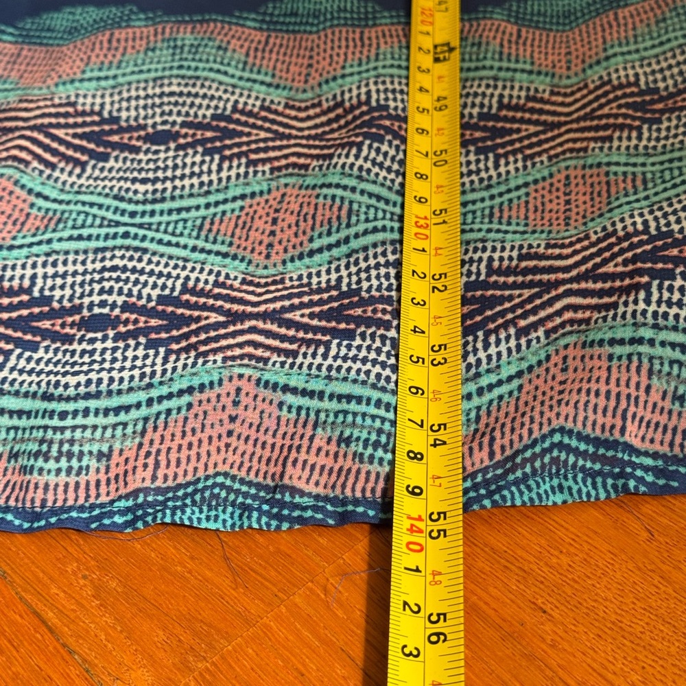 Lily Rose Blue and Pink Maxi Dress - Picture 15 of 15